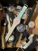 A quantity of watches including Swatch