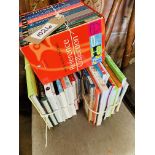 Quantity of cookery and gardening books, and a Penguin reference collection