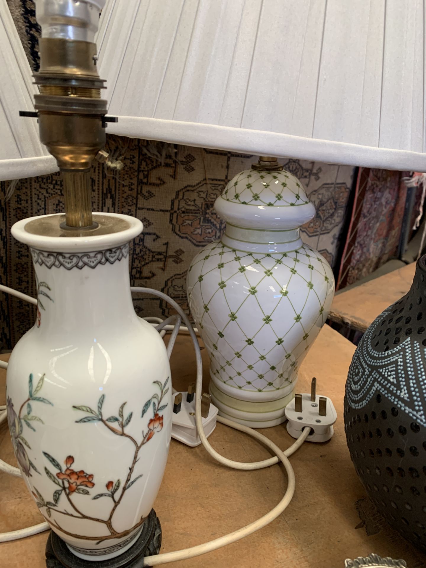 Three table lamps - Image 2 of 3