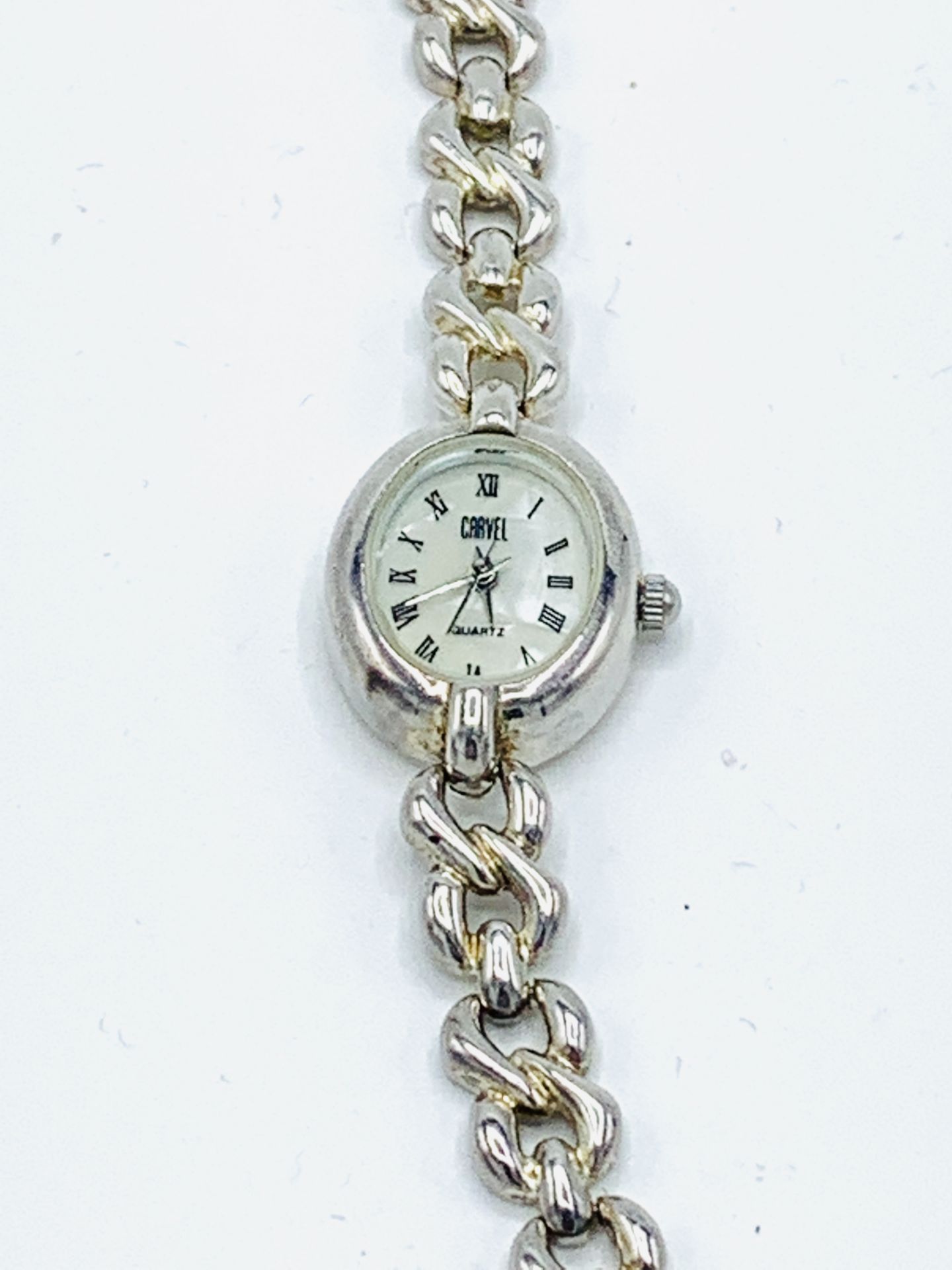 "Carvel" sterling silver quartz watch