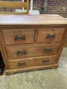 Satinwood chest of two over two drawers