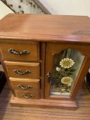 Jewellery boxes with costume and silver jewellery