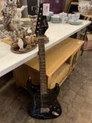 Jaxville (lightning black) electric guitar for spares or repair.