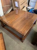 Mahogany square low table