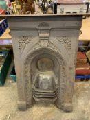 Edwardian cast iron fireplace