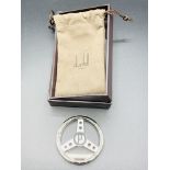 New Dunhill money clip in the form of a steering wheel, marked 925