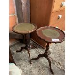 Two reproduction wine tables