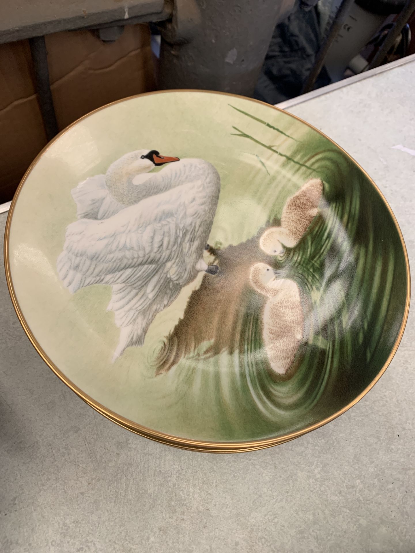 Franklin Porcelain: six Water Bird plates and twelve Game Bird plates - Image 3 of 4