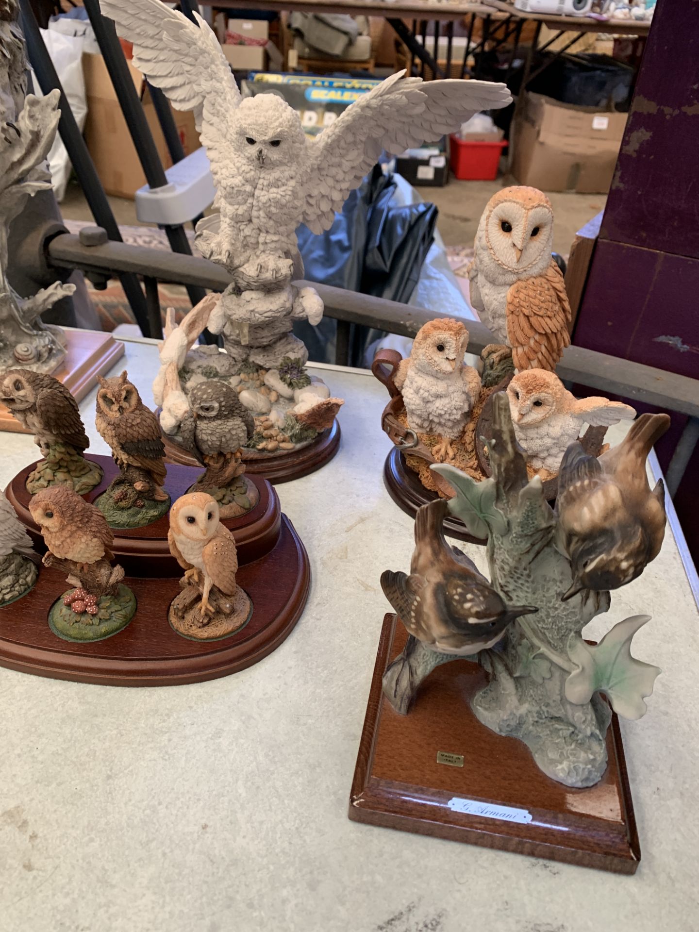 A number of figurines of owls - Image 5 of 6