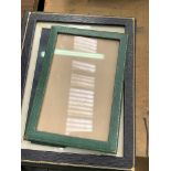 Silver hallmarked photograph frame and various Jarrold frames