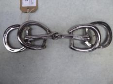 5.5ins stainless steel horseshoe bit - carries VAT.