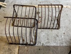 3 x iron hay racks