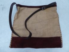 Nose bag with leather fittings - carries VAT.