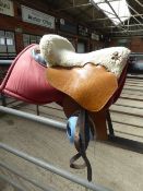 Child's Western saddle.