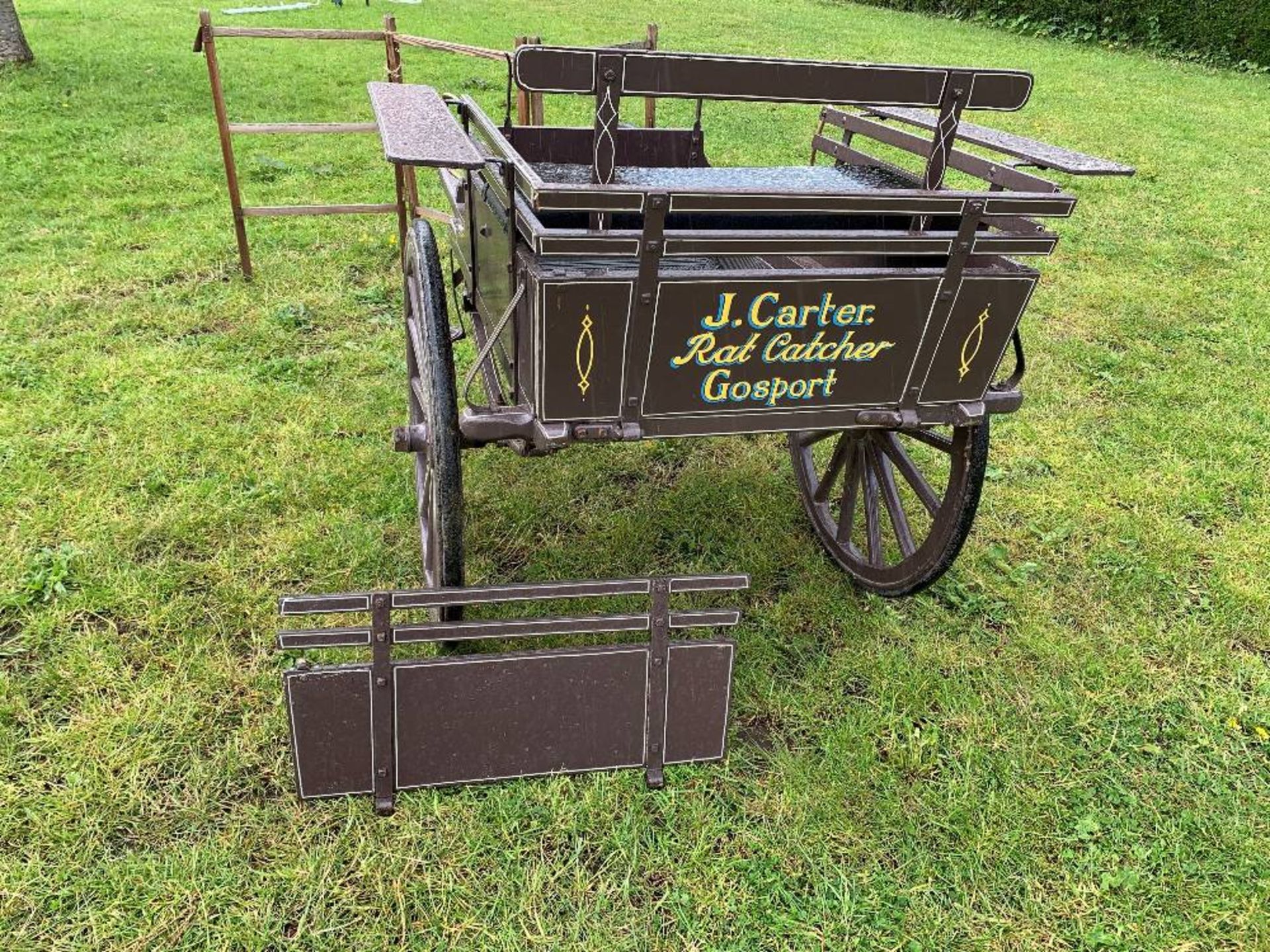 NORFOLK CART to suit 34.5ins to 38ins Shetland pony. - Image 2 of 2