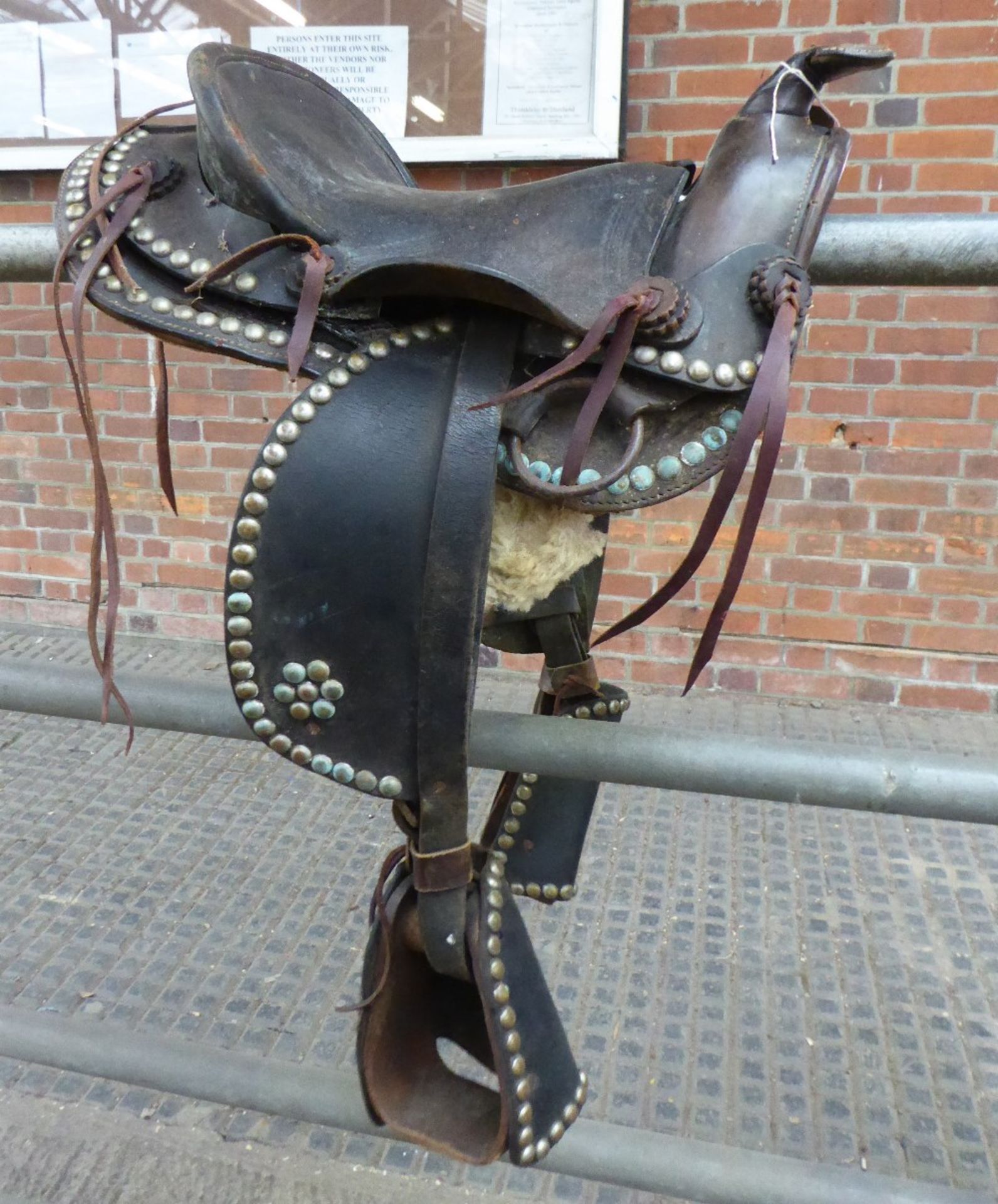 Child's Western saddle - carries VAT.