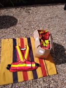 Assortment of hi-viz vests.