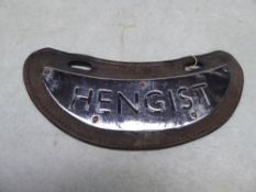 Horse name plate - carries VAT.