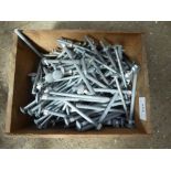 Box of carriage bolts and screws