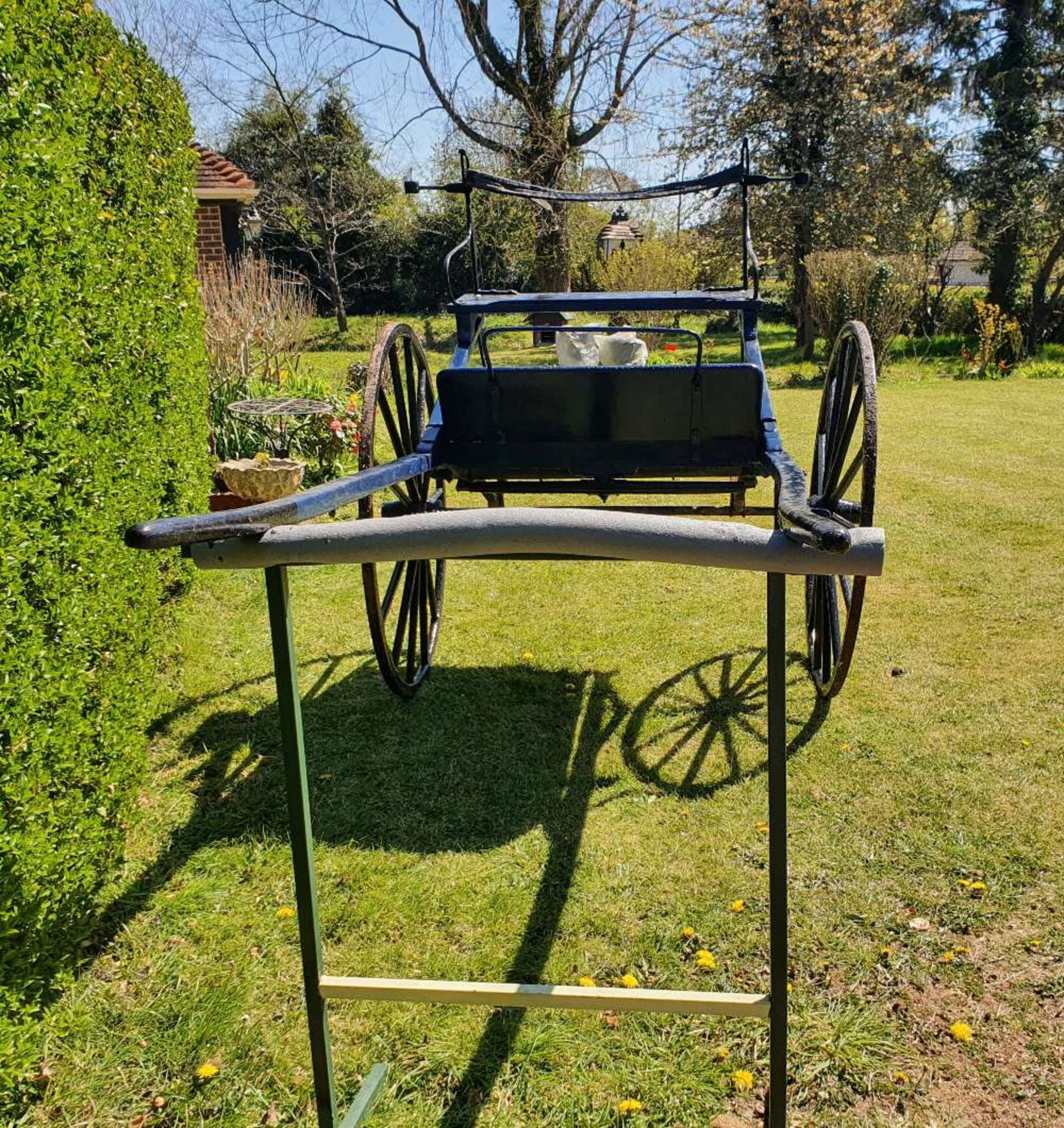 ROAD CART, painted blue to suit 14.2 to 15.2hh - Image 2 of 3