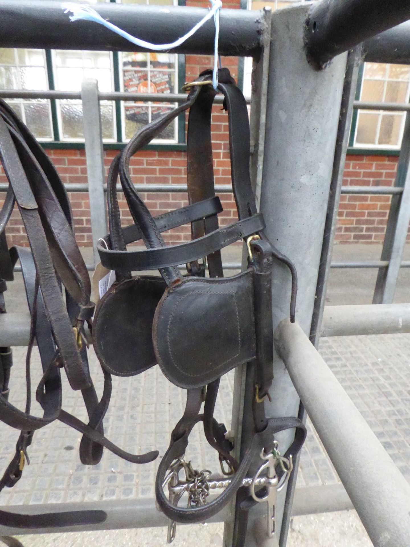 Complete set of leather harness to suit 14.2 to 15.3hh horses, with reins. In good condition. - Image 2 of 5