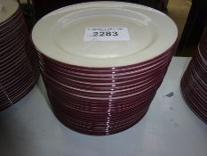 24 Steelite side plates.