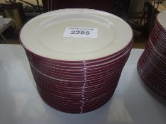 24 Steelite side plates.