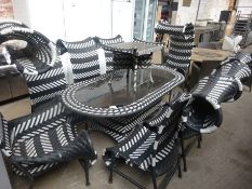 Rattan garden furniture