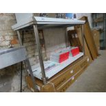 New stainless steel prep table with under shelf