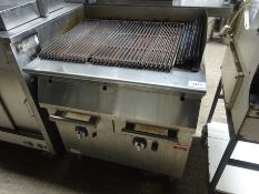 Electrolux gas chargrill on cupboard
