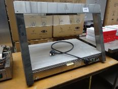 Lincat heated tabletop food display with gantry