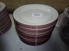 24 Steelite side plates.