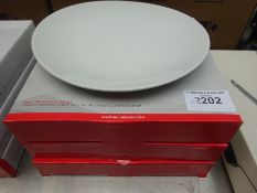 Three boxes of Ruhn Rikon two piece set 30cms steak plates.