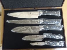 Five piece knife set