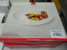 Three boxes of Ruhn Rikon two piece set 30cms steak plates.