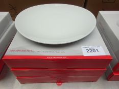 Three boxes of Ruhn Rikon two piece set 30cms steak plates.