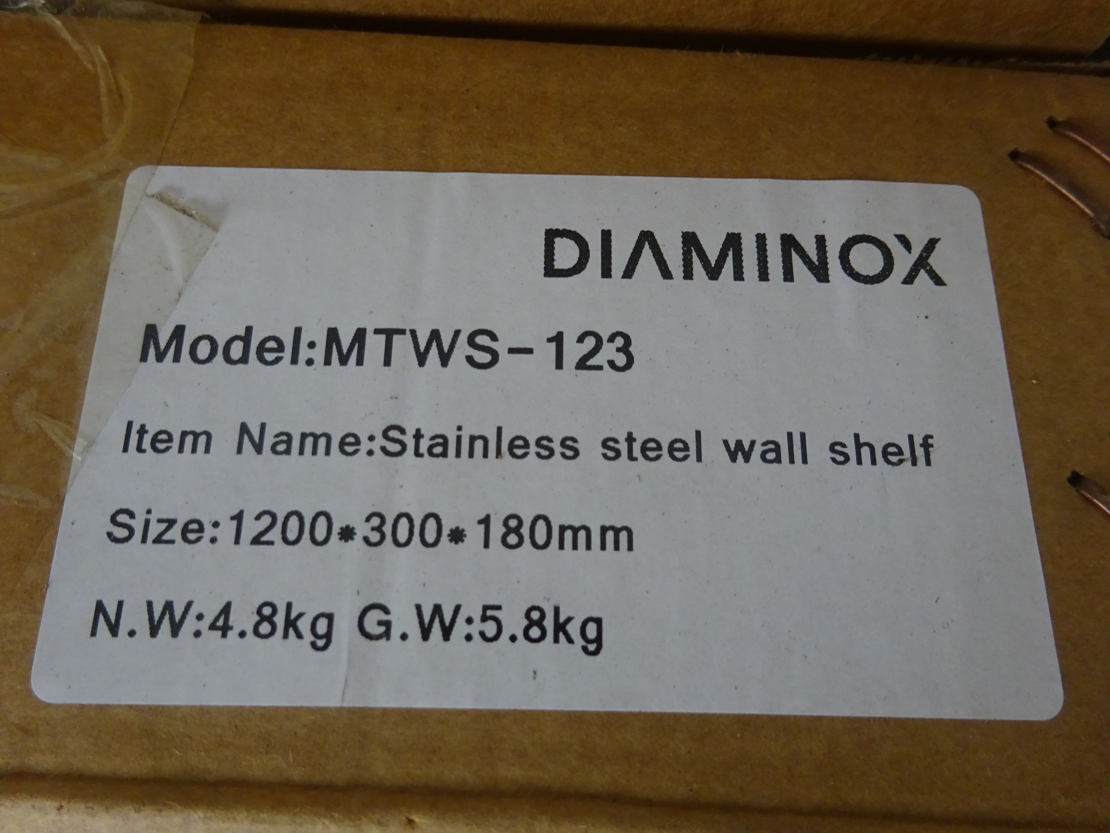 Diaminox wall shelf. - Image 2 of 2