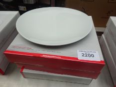 Three boxes of Ruhn Rikon two piece set 30cms steak plates.