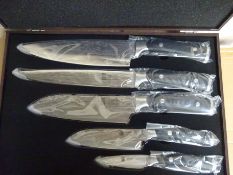 Five piece knife set