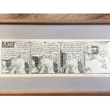 "Alex" cartoon signed by Charles Peattie and Russell Taylor bottom right