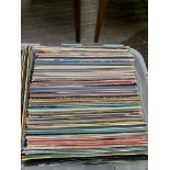 Box of 70 plus LPs and 30 singles