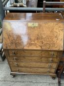 Walnut veneer bureau