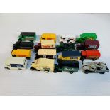 Twenty assorted model commercial vehicles