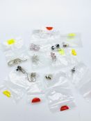 Ten various earrings