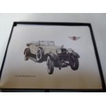 Approximately 100 boxed lithographs of a 1924 Hispano-Suiza