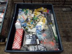 Three large trays of new mainly course fishing tackle