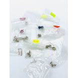 Ten various earrings