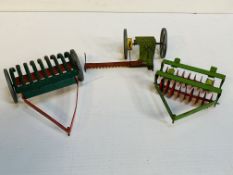 Tin Plate Mower, Harrows and Discs.