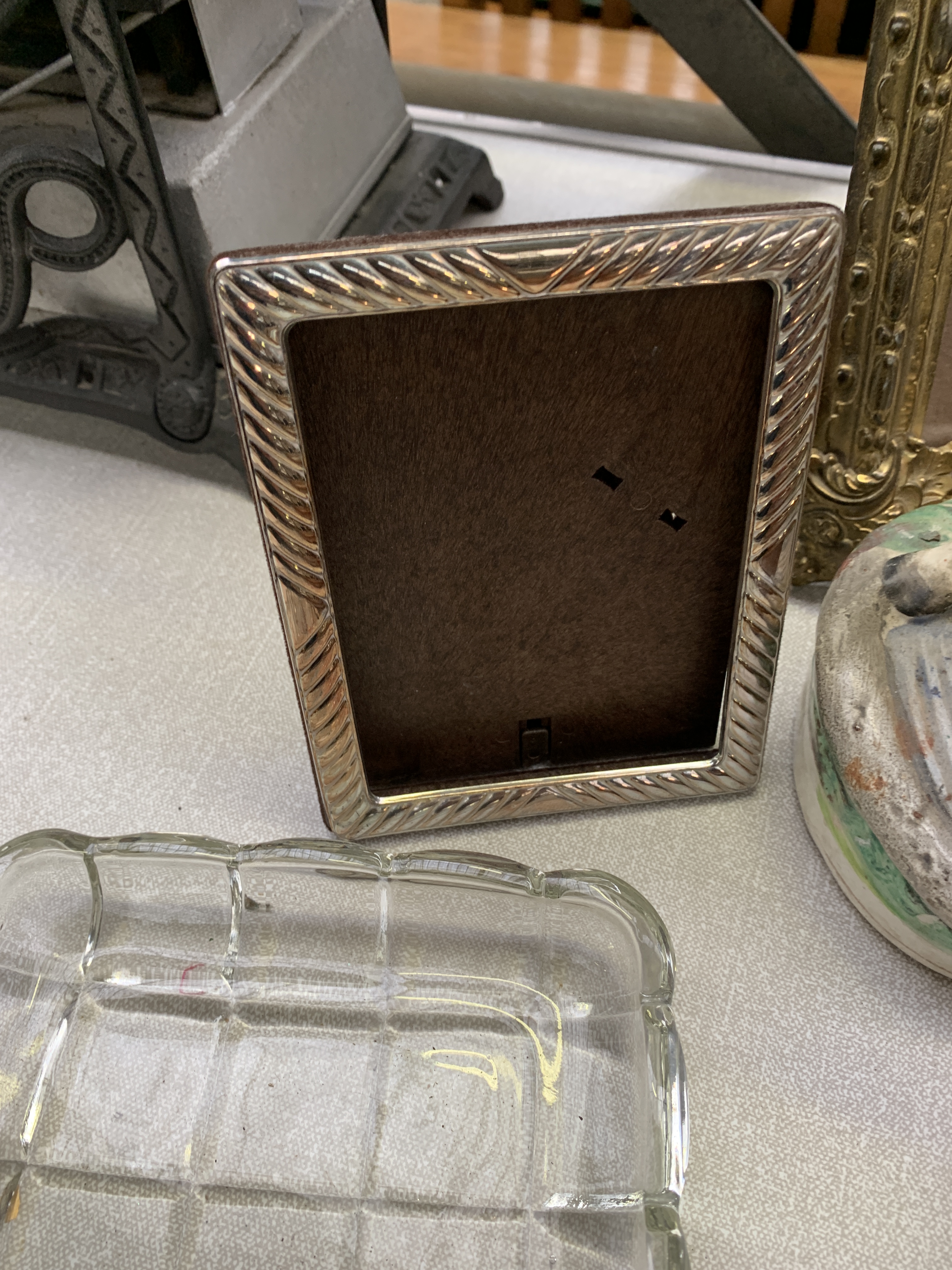 Two Staffordshire Spill vases, dressing table mirrors and other items - Image 7 of 11