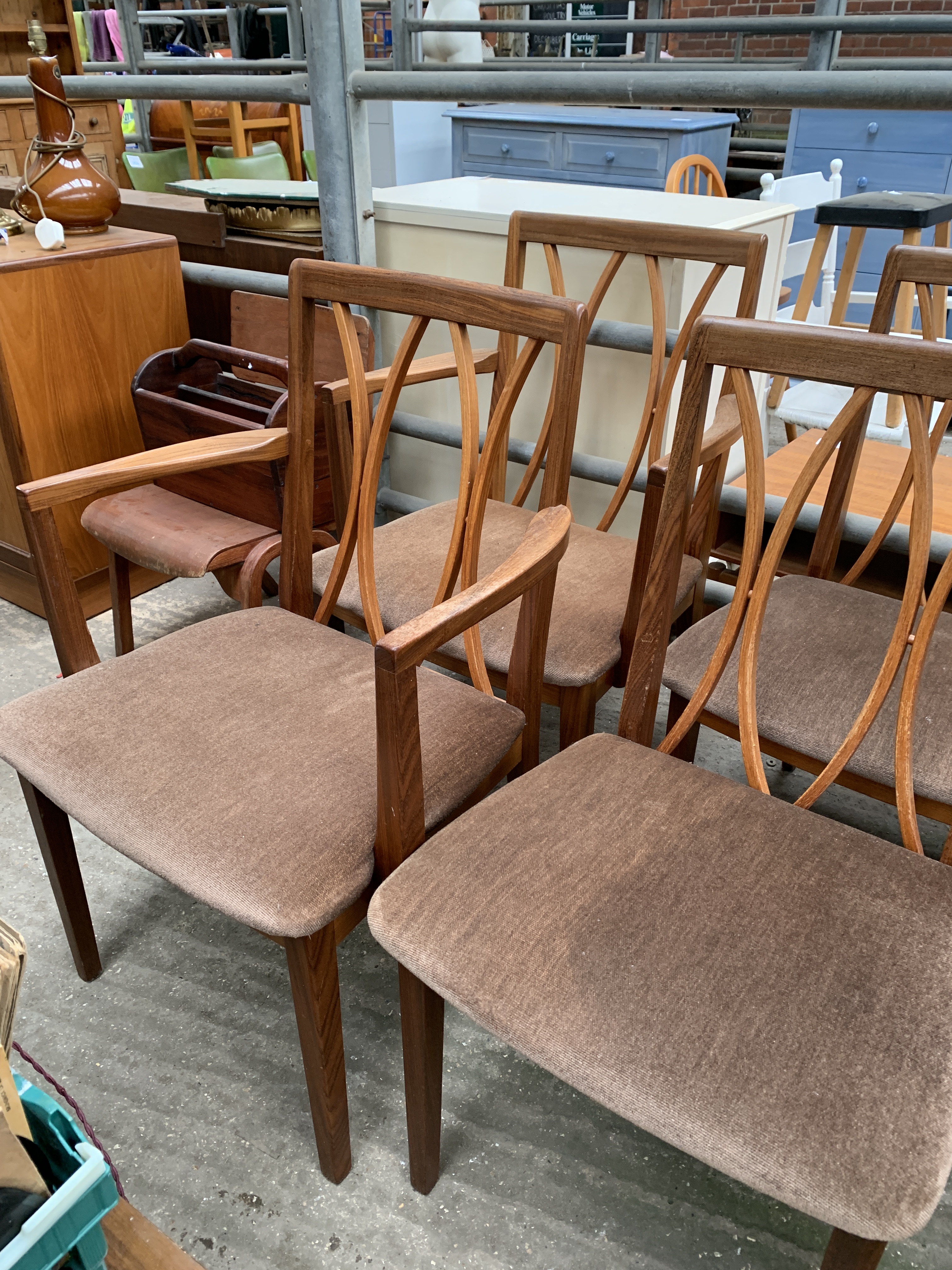 A group of six G-Plan chairs - Image 3 of 4